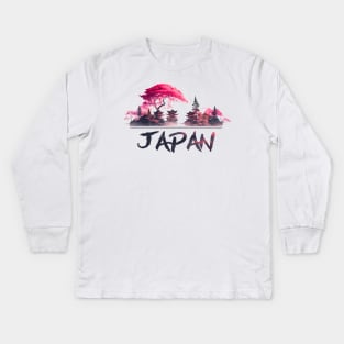 Japan Kids Long Sleeve T-Shirt